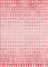 Machine Washable Transitional Light Rose Pink Rug, wshpat3383rd