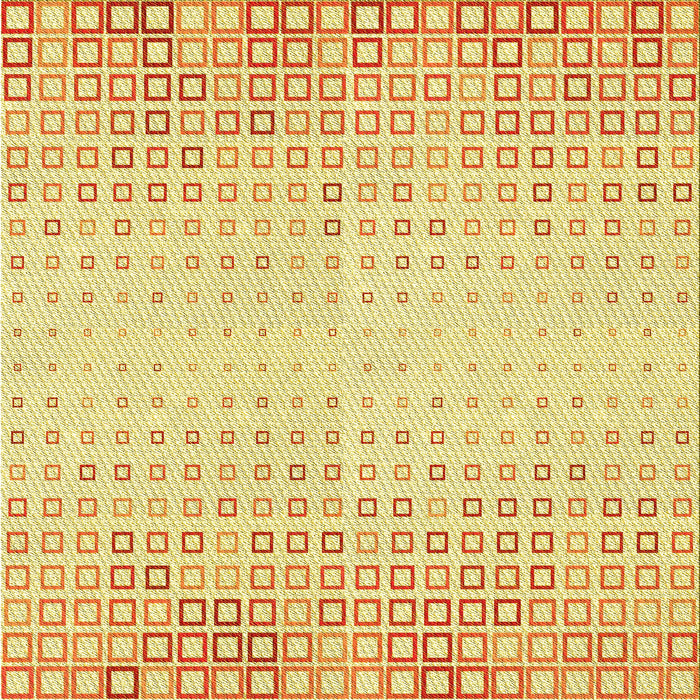 Round Machine Washable Transitional Orange Rug, wshpat3383yw