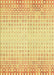 Patterned Orange Rug, pat3383yw