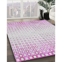Patterned Off-White Novelty Rug, pat3383