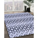 Machine Washable Transitional Lavender Blue Rug in a Family Room, wshpat3384blu