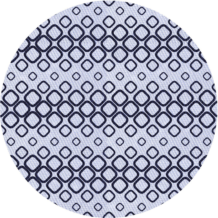Square Patterned Lavender Blue Rug, pat3384blu