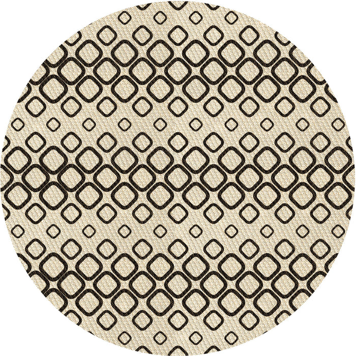 Square Machine Washable Transitional Coffee Brown Rug in a Living Room, wshpat3384brn