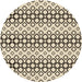 Square Patterned Coffee Brown Rug, pat3384brn