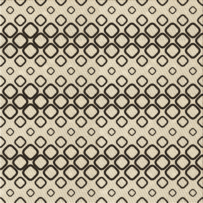 Round Machine Washable Transitional Coffee Brown Rug, wshpat3384brn