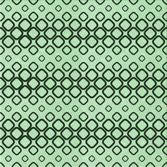 Round Patterned Mint Green Rug, pat3384grn
