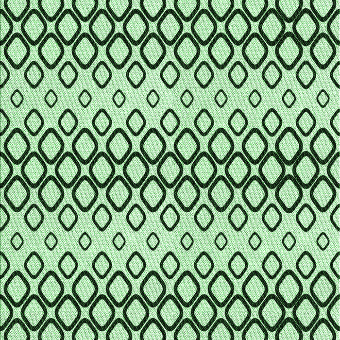 Patterned Mint Green Rug, pat3384grn