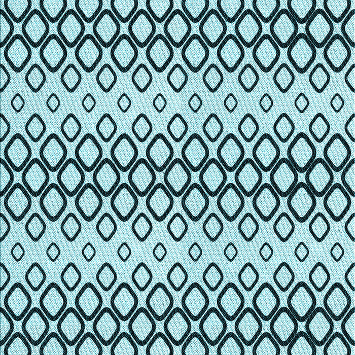 Patterned Electric Blue Rug, pat3384lblu