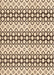 Patterned Saddle Brown Rug, pat3384org