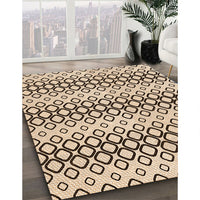 Patterned Saddle Brown Rug, pat3384org