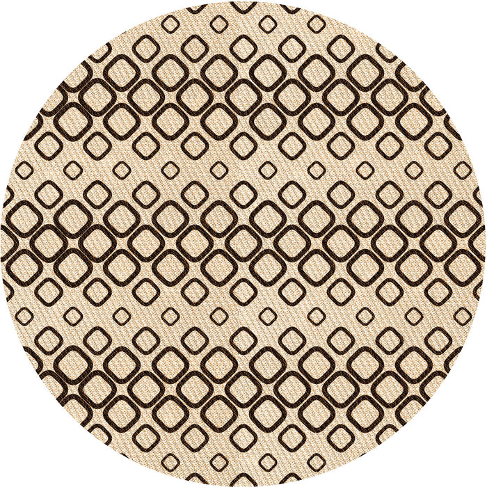 Square Machine Washable Transitional Saddle Brown Rug in a Living Room, wshpat3384org