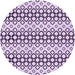 Square Patterned Bright Grape Purple Rug, pat3384pur