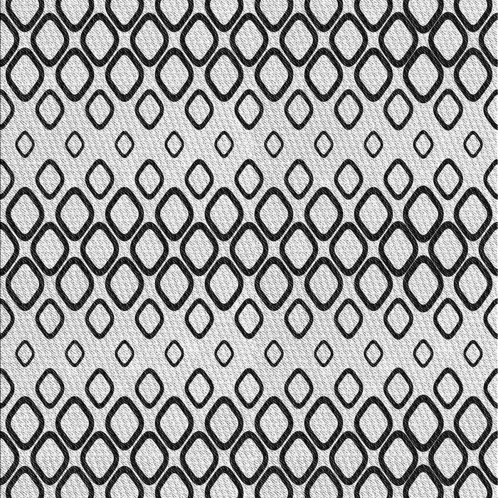 Patterned Off-White Novelty Rug, pat3384