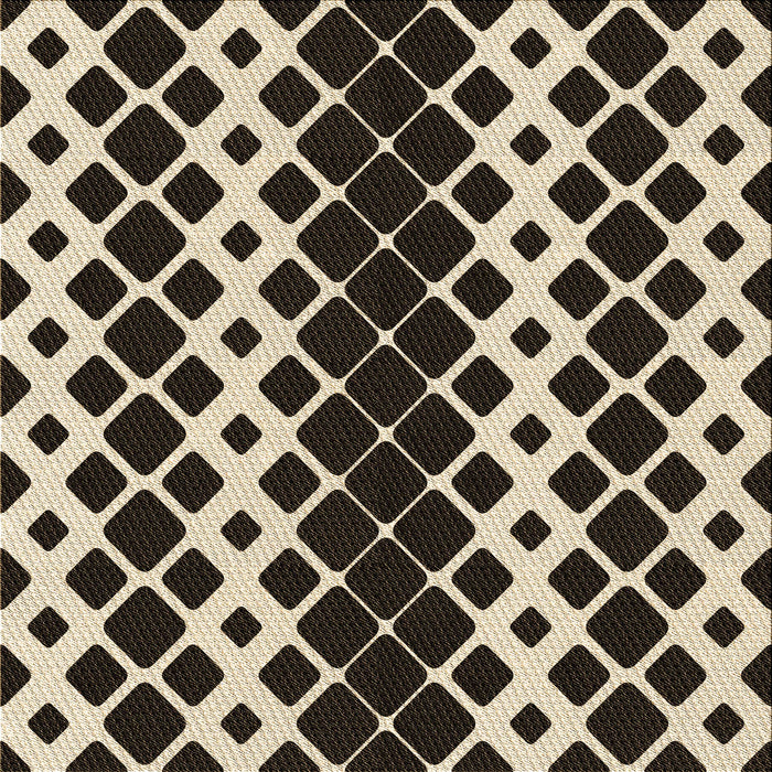 Round Patterned Midnight Gray Rug, pat3385brn