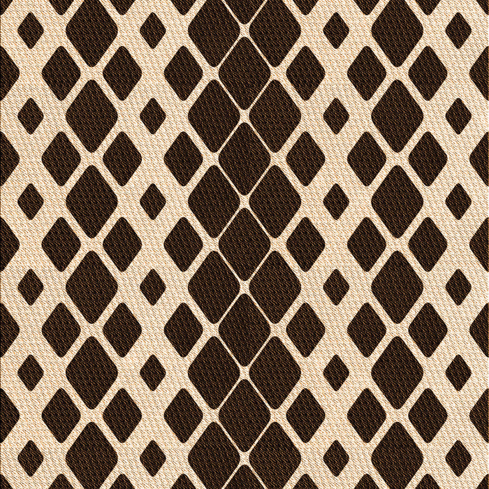 Patterned Black Brown Rug, pat3385org