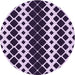 Square Patterned Mauve Purple Rug, pat3385pur