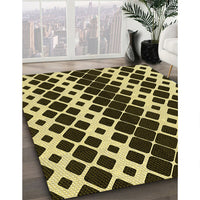 Patterned Midnight Gray Rug, pat3385yw