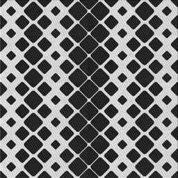 Square Patterned Mid Gray Novelty Rug, pat3385