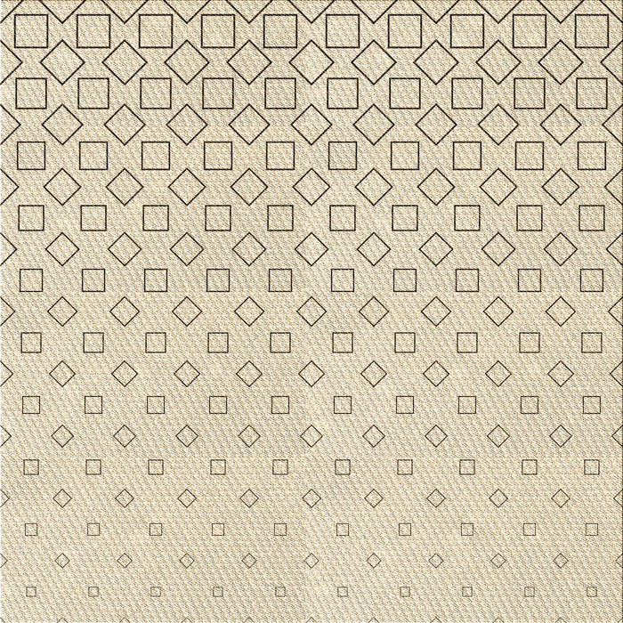 Round Patterned Moccasin Beige Rug, pat3386brn