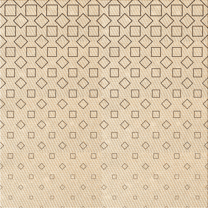 Round Patterned Moccasin Beige Rug, pat3386org