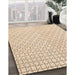 Patterned Moccasin Beige Rug in Family Room, pat3386org