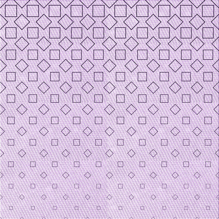 Round Machine Washable Transitional Bright Lilac Purple Rug, wshpat3386pur