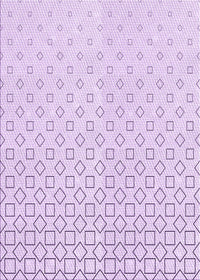 Machine Washable Transitional Bright Lilac Purple Rug, wshpat3386pur