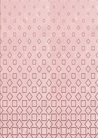 Machine Washable Transitional Light Coral Pink Rug, wshpat3386rd