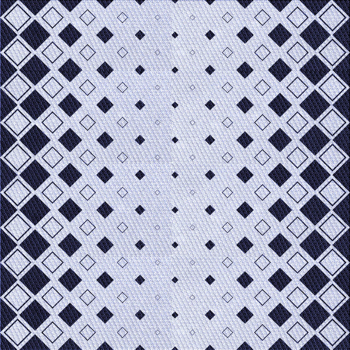 Round Patterned Lavender Blue Rug, pat3387blu