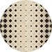 Square Patterned Wheat Beige Rug, pat3387brn