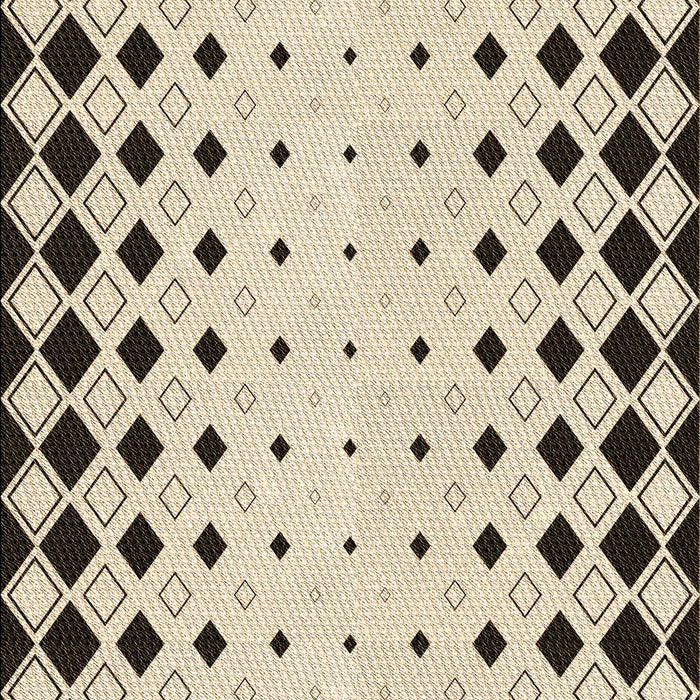Machine Washable Transitional Wheat Beige Rug, wshpat3387brn