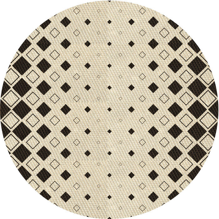 Square Machine Washable Transitional Wheat Beige Rug in a Living Room, wshpat3387brn