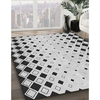 Patterned Platinum Gray Rug, pat3387gry