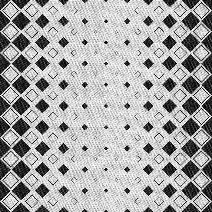 Round Machine Washable Transitional Platinum Gray Rug, wshpat3387gry