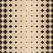 Round Patterned Sienna Brown Rug, pat3387org