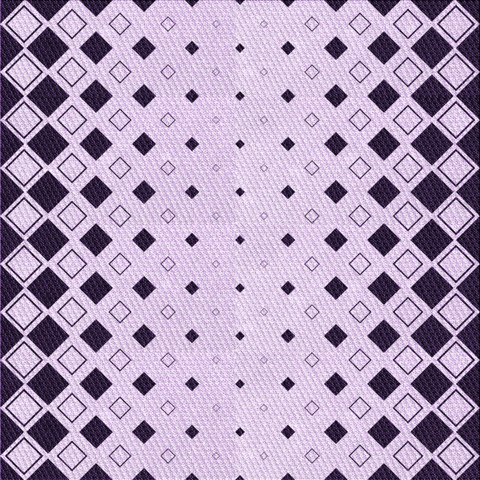 Round Patterned Purple Violet Purple Rug, pat3387pur