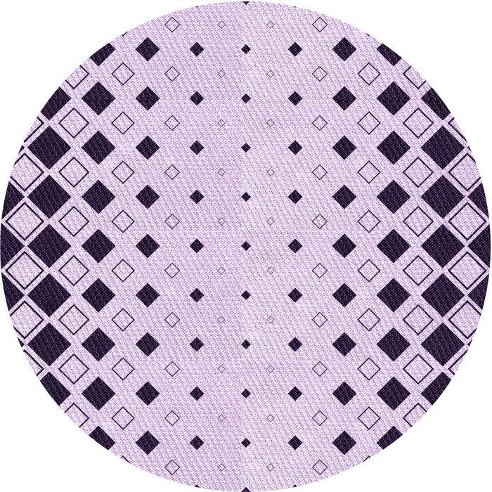 Square Machine Washable Transitional Purple Violet Purple Rug in a Living Room, wshpat3387pur