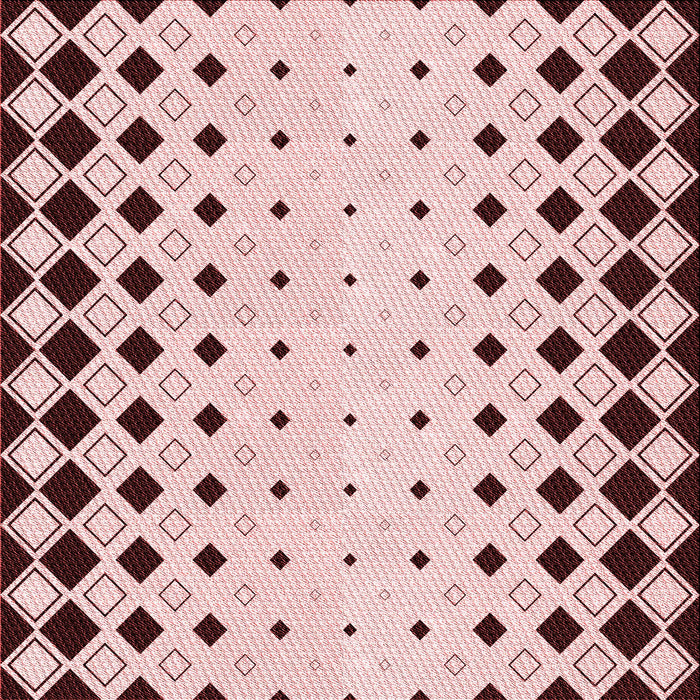 Round Patterned Light Rose Pink Rug, pat3387rd