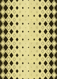 Machine Washable Transitional Mustard Yellow Rug, wshpat3387yw