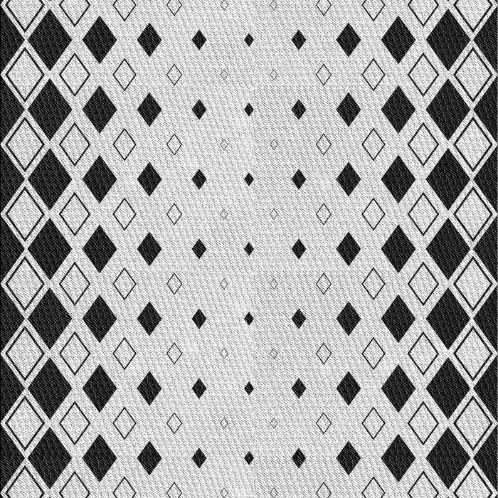 Machine Washable Transitional Carbon Gray Rug, wshpat3387