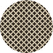 Square Patterned Midnight Gray Rug, pat3388brn