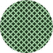 Square Patterned Light Green Rug, pat3388grn