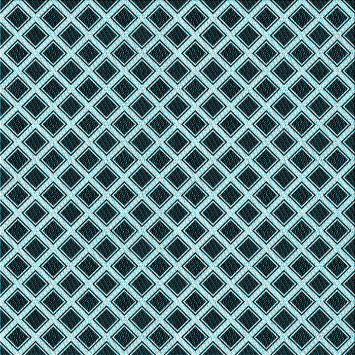 Round Patterned Blue Rug, pat3388lblu