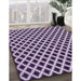 Machine Washable Transitional Dark Purple Rug in a Family Room, wshpat3388pur