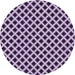 Square Machine Washable Transitional Dark Purple Rug in a Living Room, wshpat3388pur