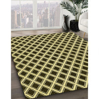 Patterned Midnight Gray Rug, pat3388yw