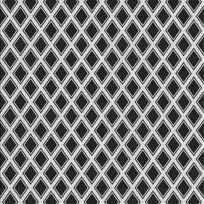 Patterned Light Gray Novelty Rug, pat3388