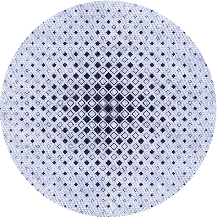 Square Patterned Lavender Blue Rug, pat3389blu