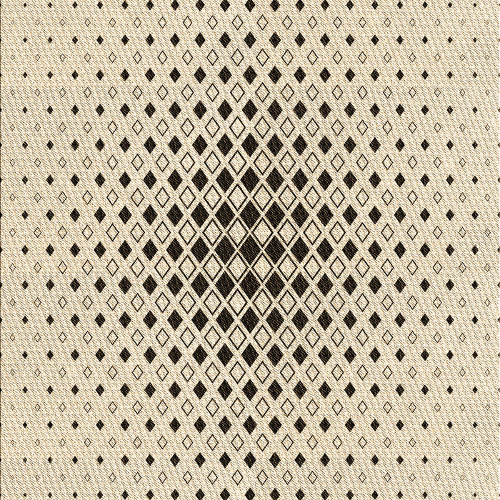 Machine Washable Transitional Moccasin Beige Rug, wshpat3389brn