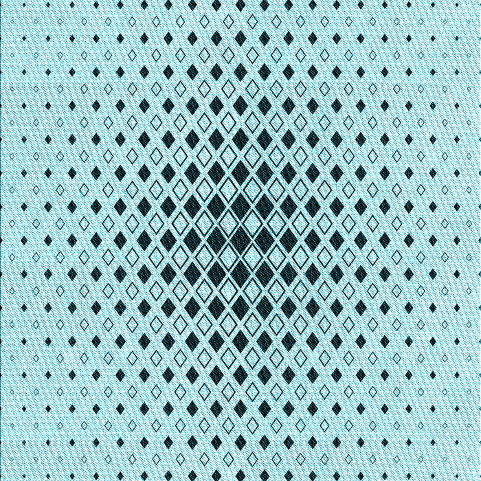 Patterned Electric Blue Rug, pat3389lblu